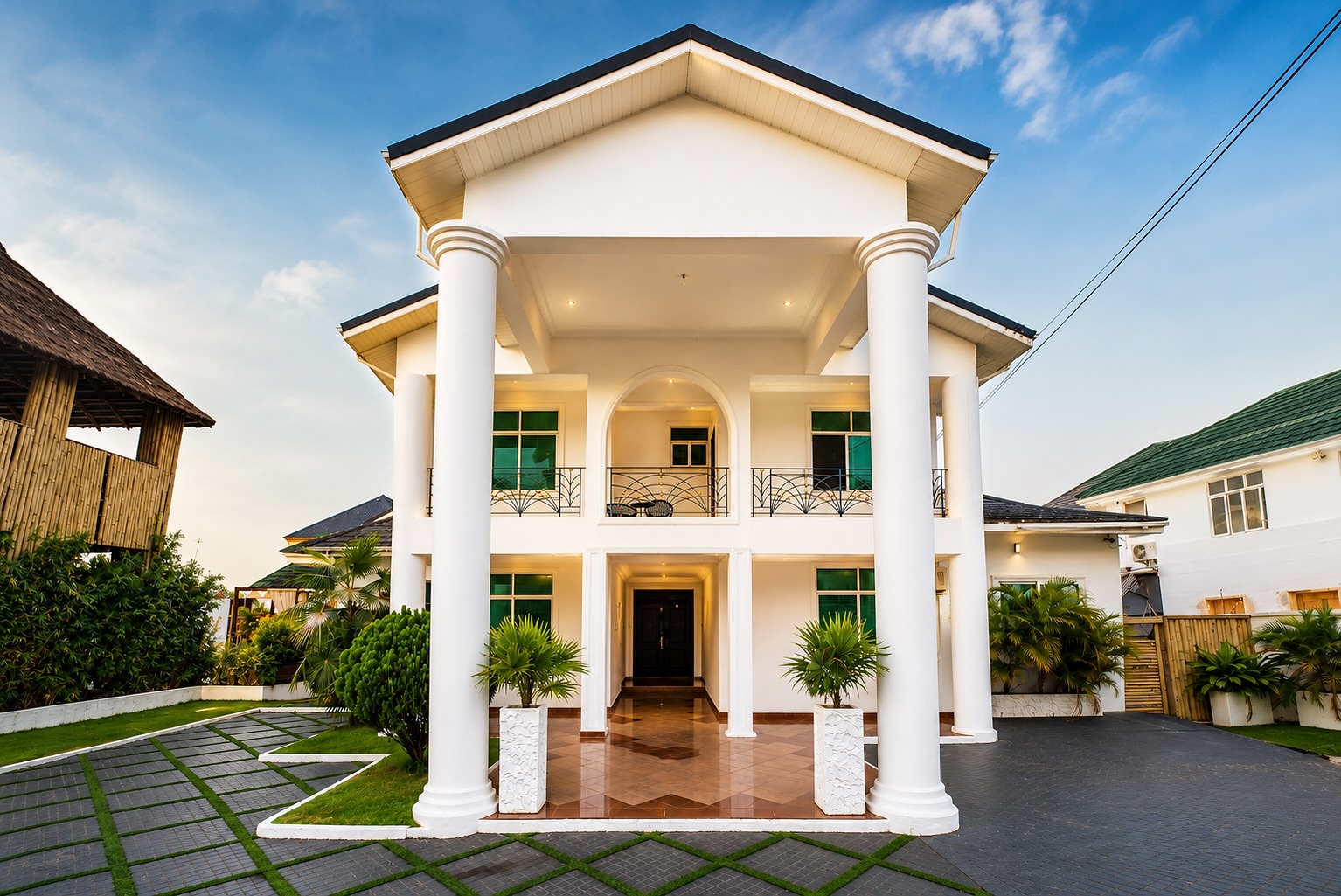 The grounds and gate
