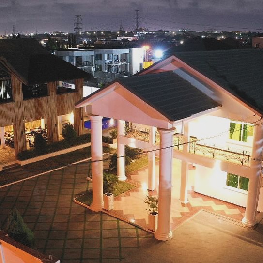 The rooftop terrace